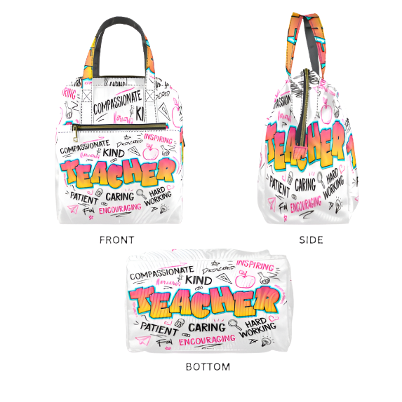 GRAFFITI TEACHER LUNCH BAG