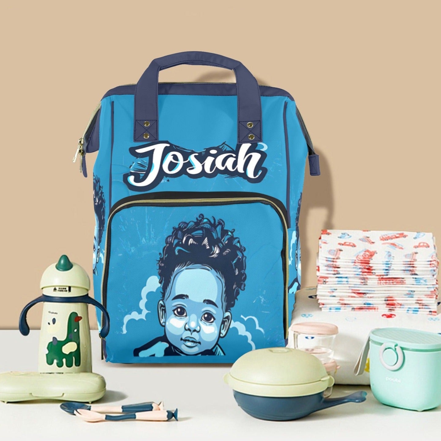 CARTOON INSULATED DIAPER BAG