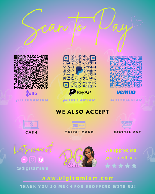 SCAN TO PAY TEMPLATE