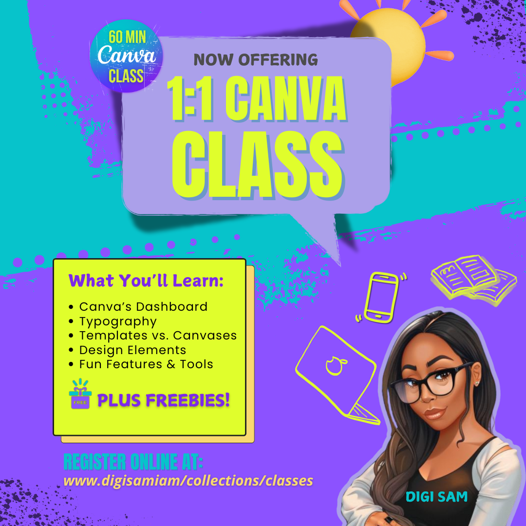 1:1 CANVA CLASS