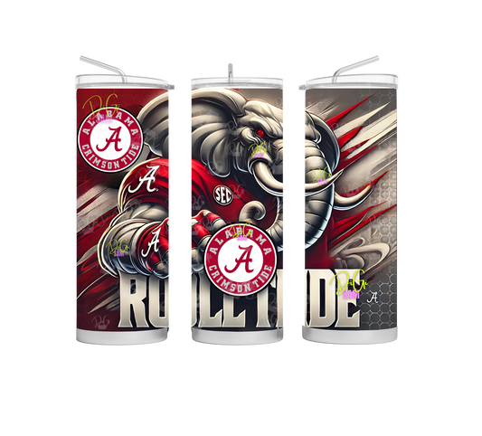 ROLL TIDE-LUX TUMBLER