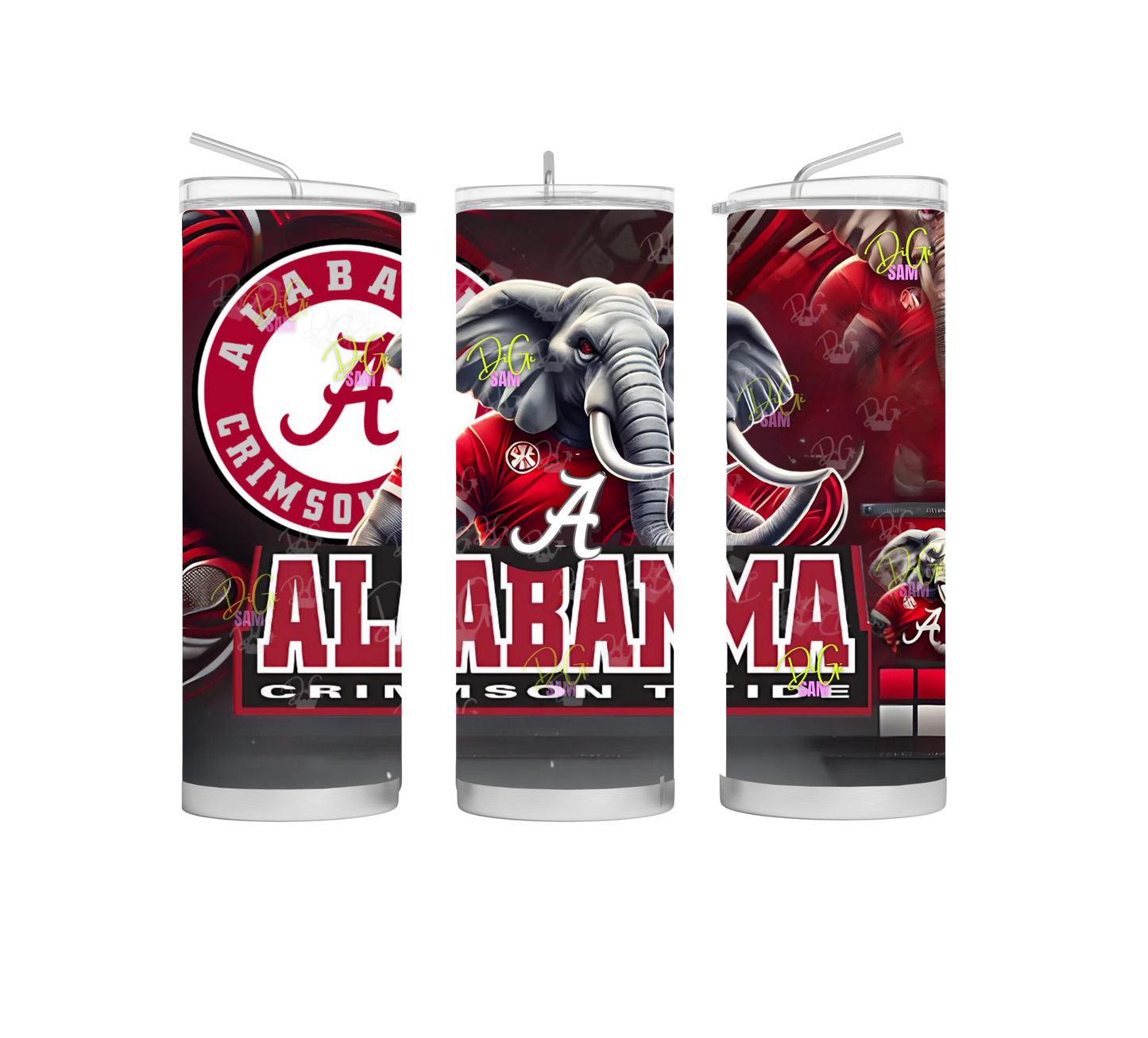 AL CRIMSON TIDE-LUX TUMBLER