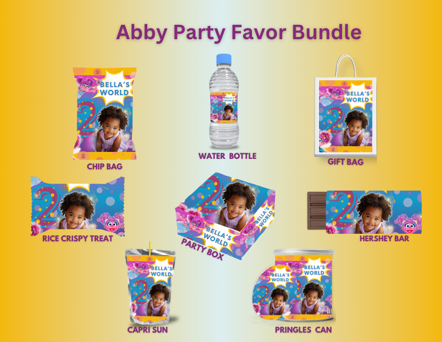 EDITABLE PARTY FAVOR TEMPLATE