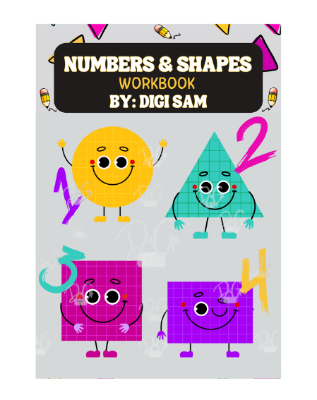 DIGITAL NUMBERS & COLORS ACTIVITY WORKBOOK