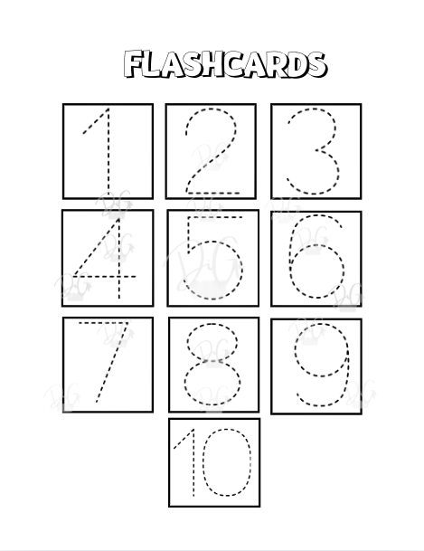 DIGITAL NUMBERS & COLORS ACTIVITY WORKBOOK