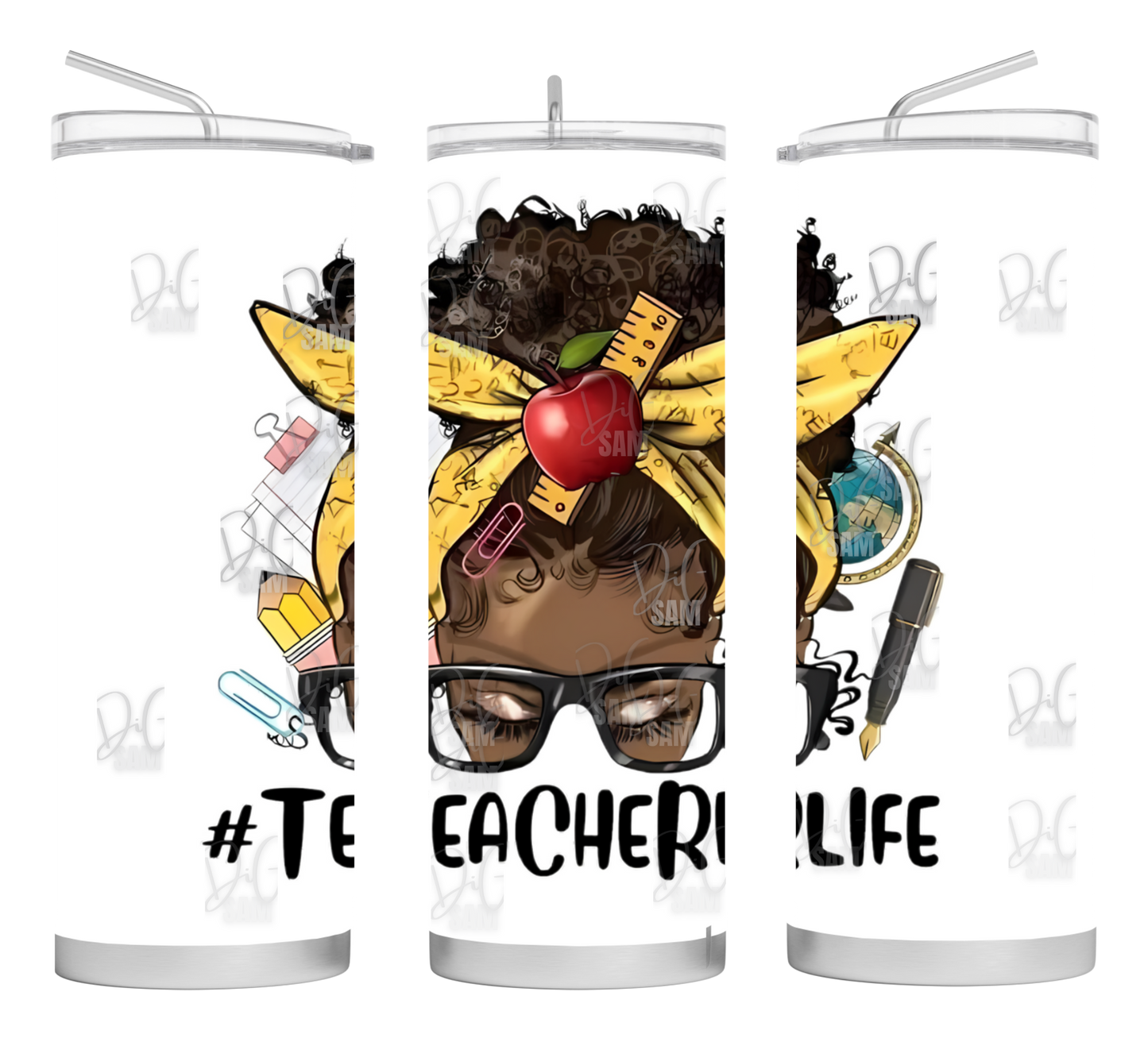 LUX #TEACHER LIFE TUMBLER